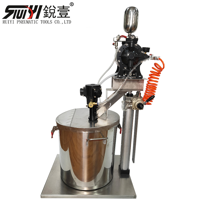 锐壹组合型搅拌机隔膜泵一体机